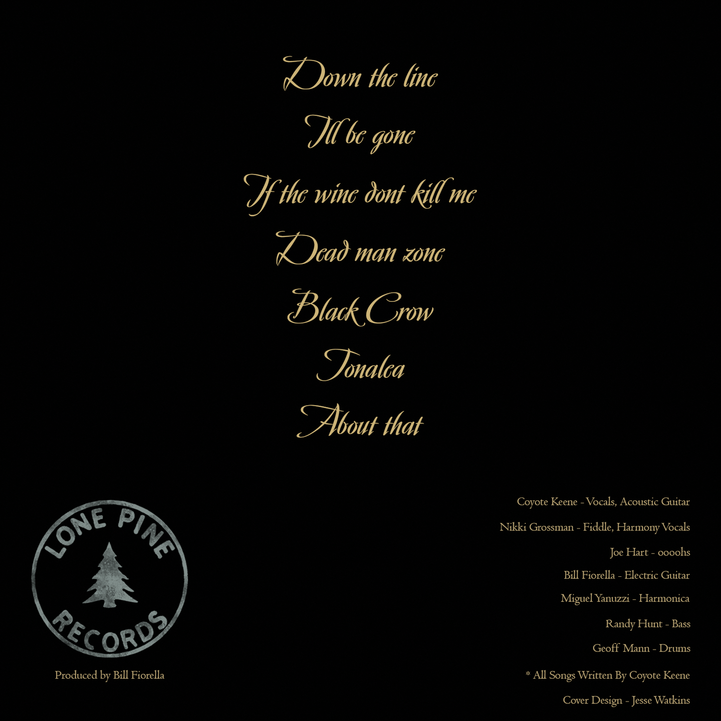 Coyote Keene - Black Crow EP - Compact Disc